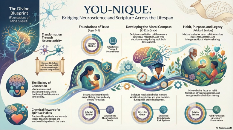 You-Nique: Bridging Neuroscience and Scripture Across the Lifespan — the Divine Blueprint framework